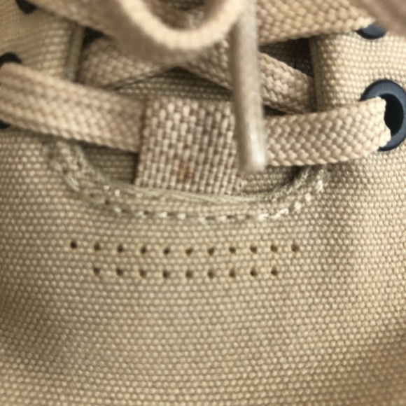 Nobull canvas cream sneakers. - Picture 5 of 8